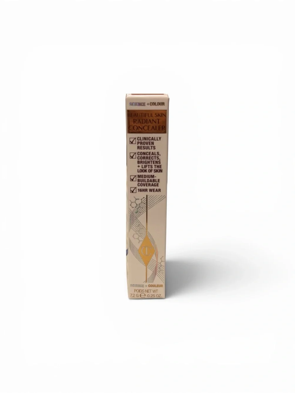 Charlotte Tilbury‎ Beautiful Skin Radiant Concealer 12 Tan 0.25 oz NEW Makeup